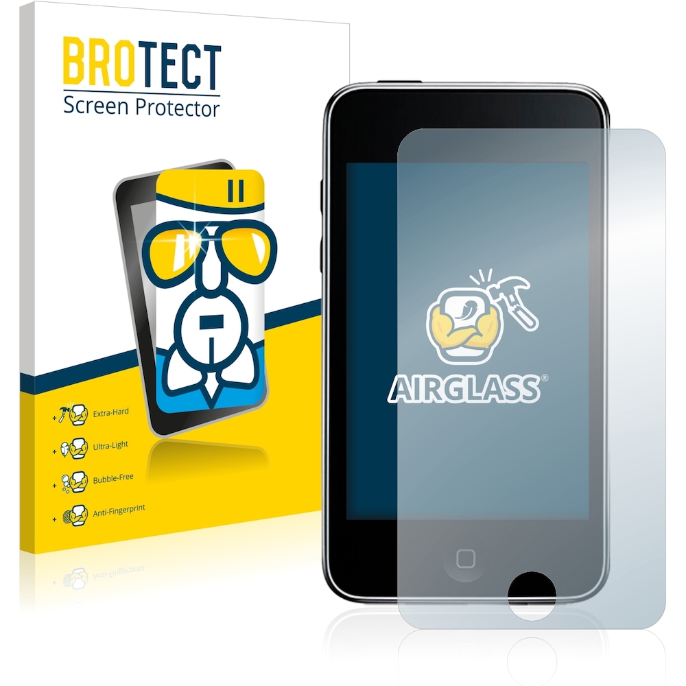 BROTECT AirGlass Panzerglasfolie (1 Stück, iPod touch (2. Generation)), Tablet Schutzfolie