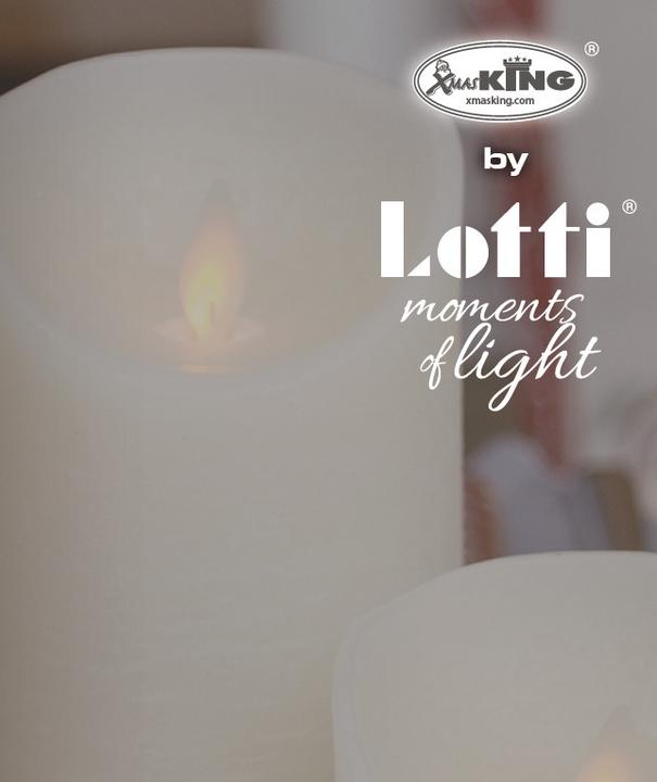 Produktbild Lotti LED Kerze 10cm weiss 44319