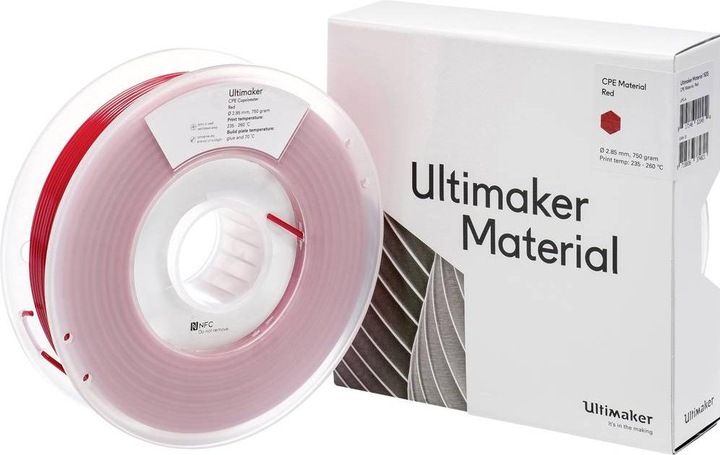 Produktbild Ultimaker Cpe (CPE, 2.85 mm, 750 g, Rot)