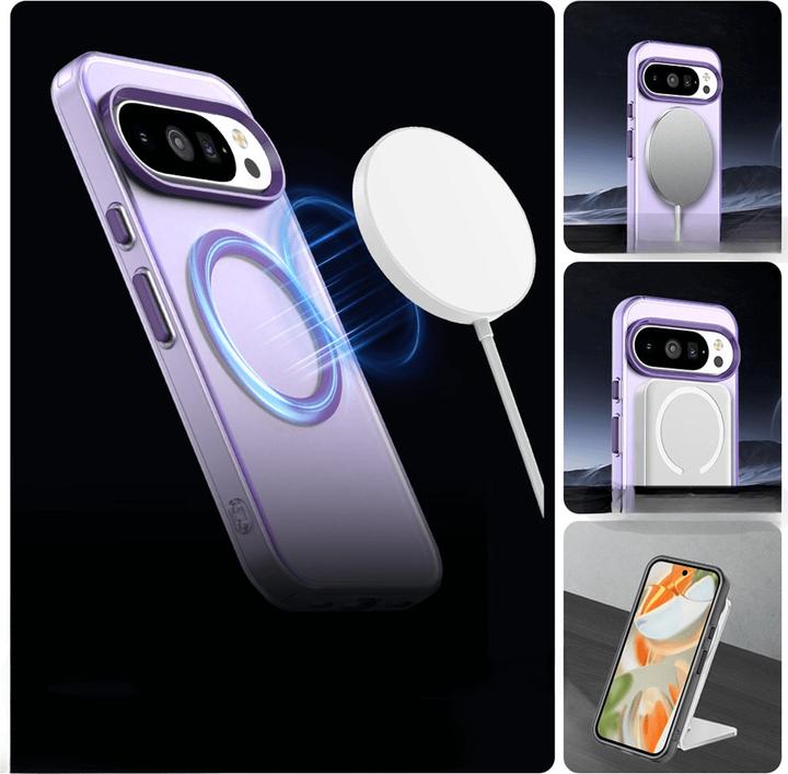 Actual product image Cover-Discount Google Pixel 10 / 10 Pro - Acryl-Handyhülle mit Magnet und Farbakzent (Google Pixel 10 Pro, Google Pixel 10)