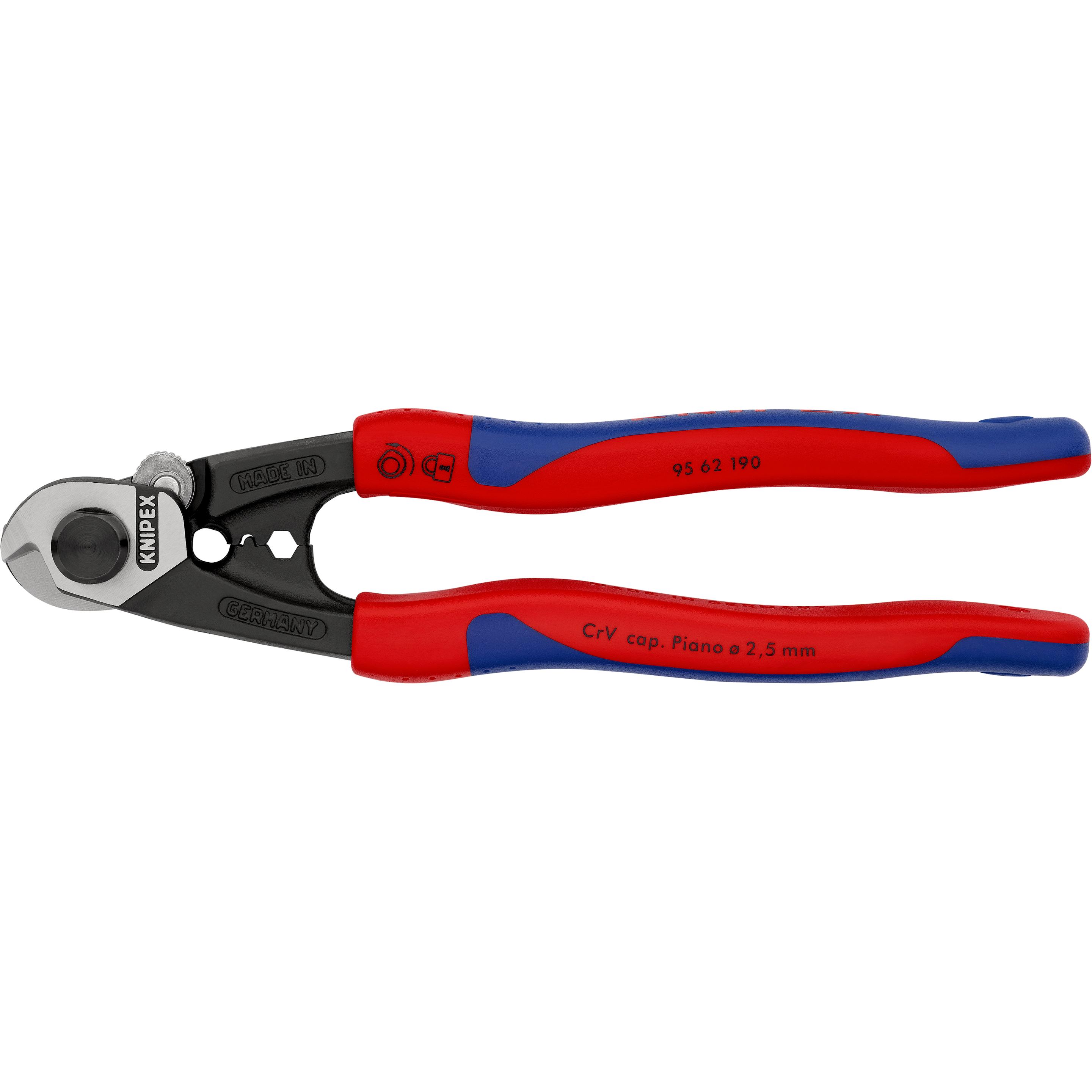 Thumbnail - Knipex, Bolzenschneider + Seitenschneider, Drahtseilschneider (190 mm)