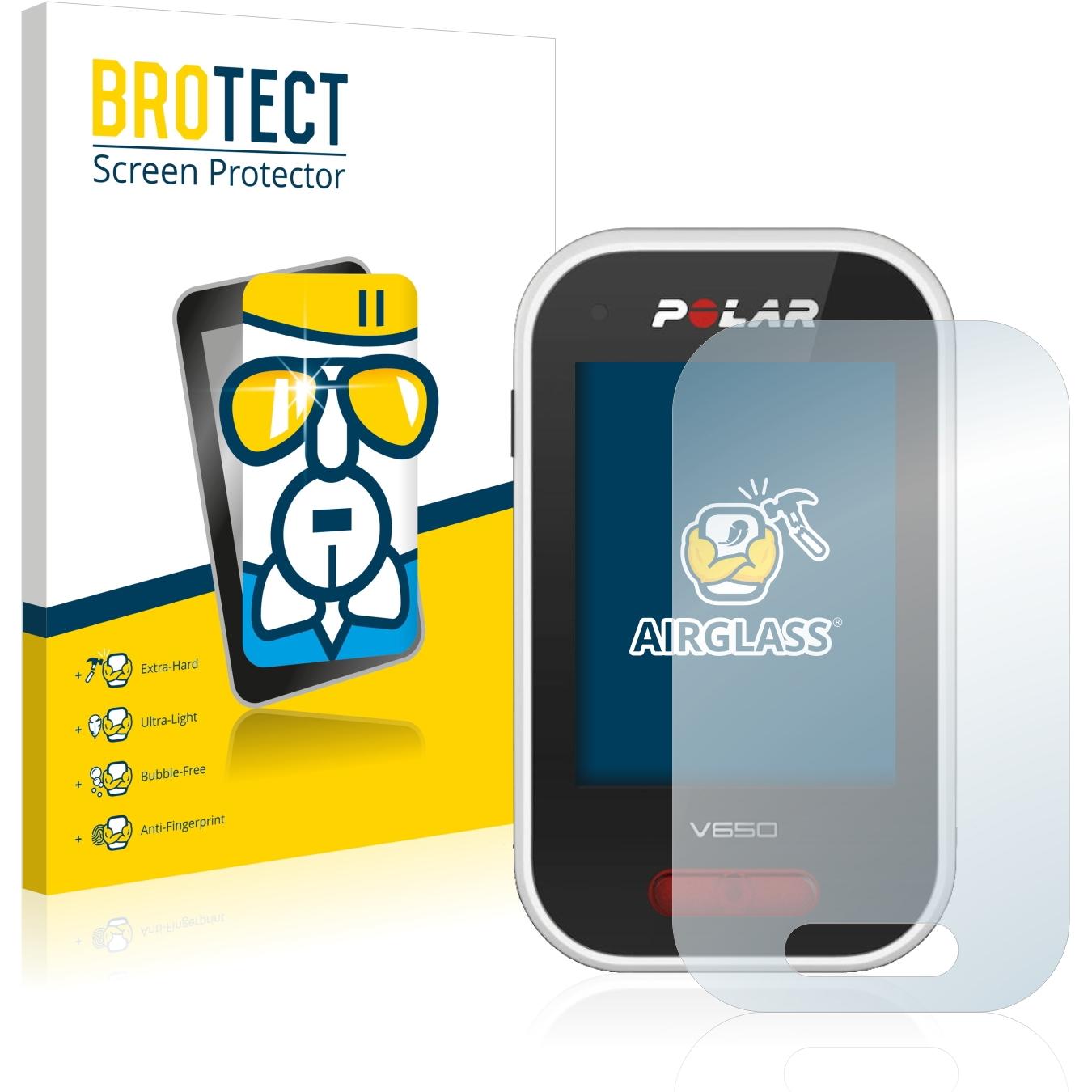 BROTECT AirGlass Panzerglasfolie (1 Stück, V650), Tablet Schutzfolie