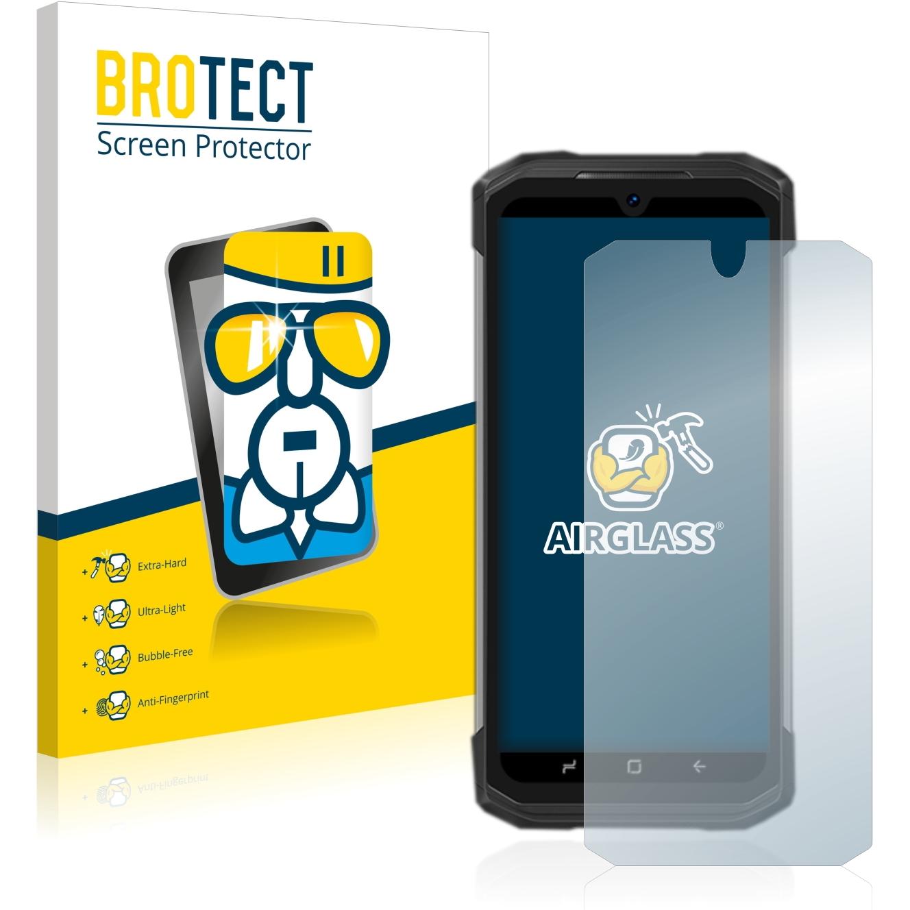 BROTECT AirGlass Panzerglasfolie (1 Stück, Doogee S98 Pro), Smartphone Schutzfolie, Transparent