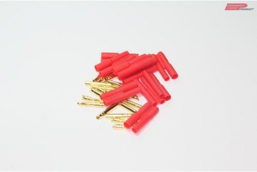 Produktbild EP 2mm Gold Stecker / Buchse mit Gehäuse