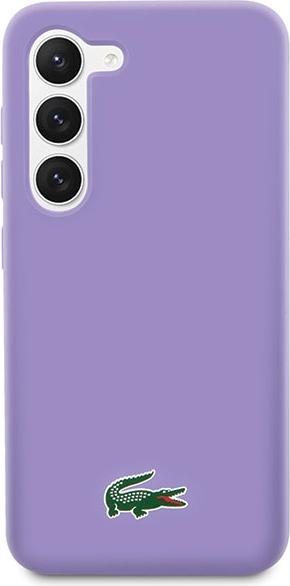Actual product image Lacoste LCHCS23SSLOU S23 S911 fioletowy/parme hardcase Silicone (Samsung Galaxy S23)