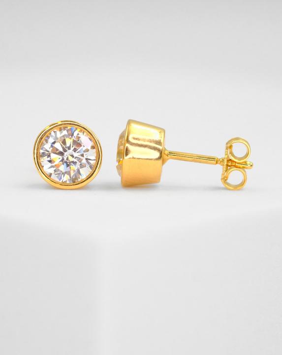 Image du produit Muau Boucles d'oreilles (750/18 K Or jaune)