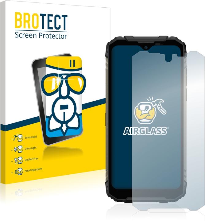 Actual product image BROTECT AirGlass Glass (1 pcs., Doogee S96 Pro)