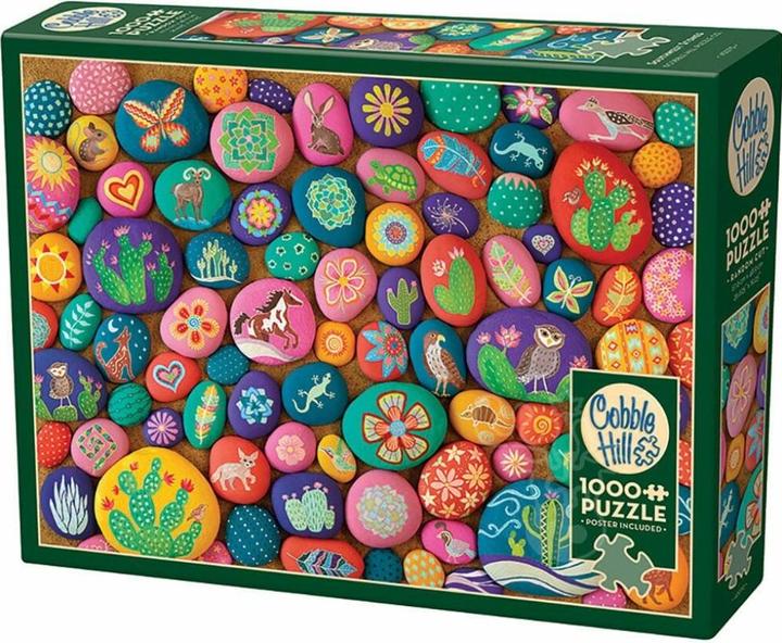 Actual product image Cobble Hill Painted stones from Southwest America 1000 pieces (1000 pieces)