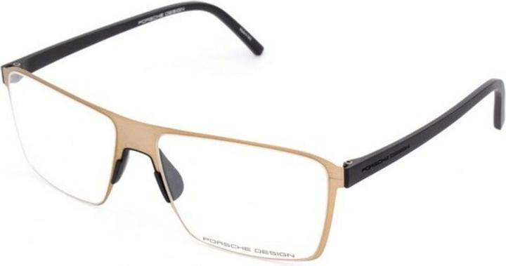Actual product image Porsche Design Glasses Frame Brushed Gold/Matte Black P8309 C 56mm