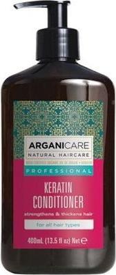 Arganicare ARGANICARE Keratin Conditioner naturalna odżywka do włosów z keratyną 400ml (400 ml)