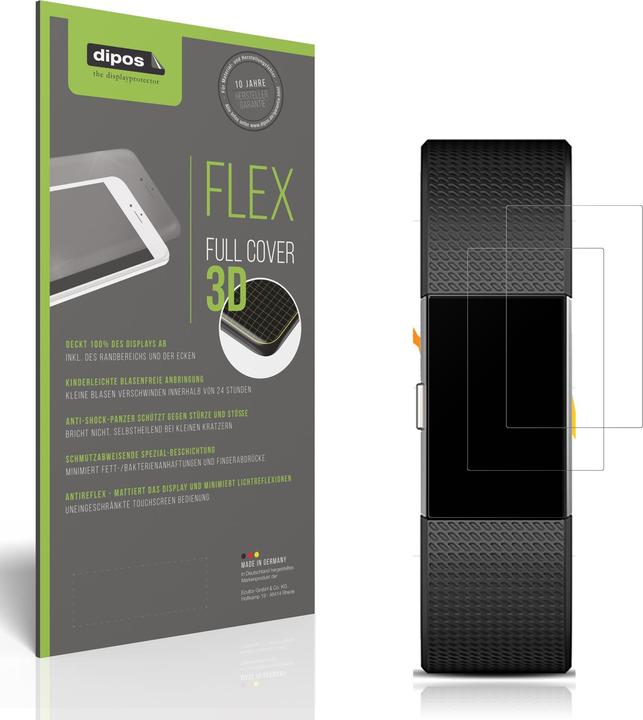 Produktbild Dipos Full Cover Schutzfolie Matt (Fitbit Charge 2)