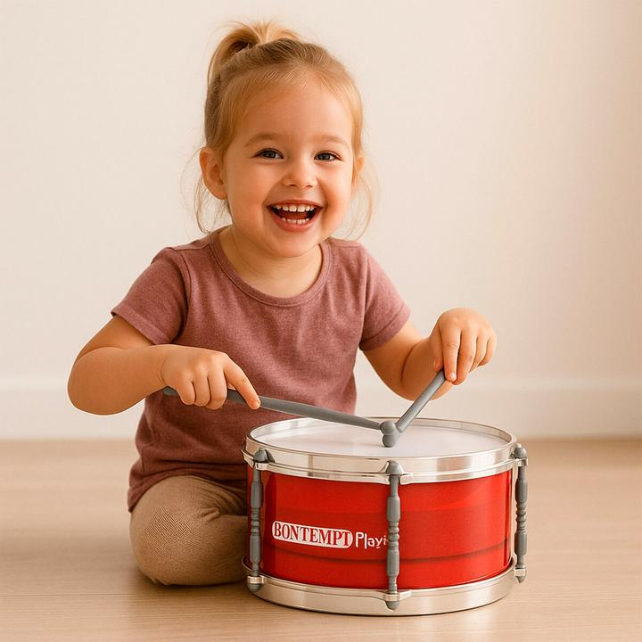 Actual product image Bontempi Trommel Kunststoff 31 x 15 x 31 cm Rot (4 Stück)