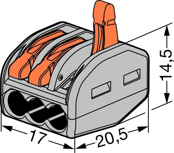 Actual product image Wago Connecting clamp