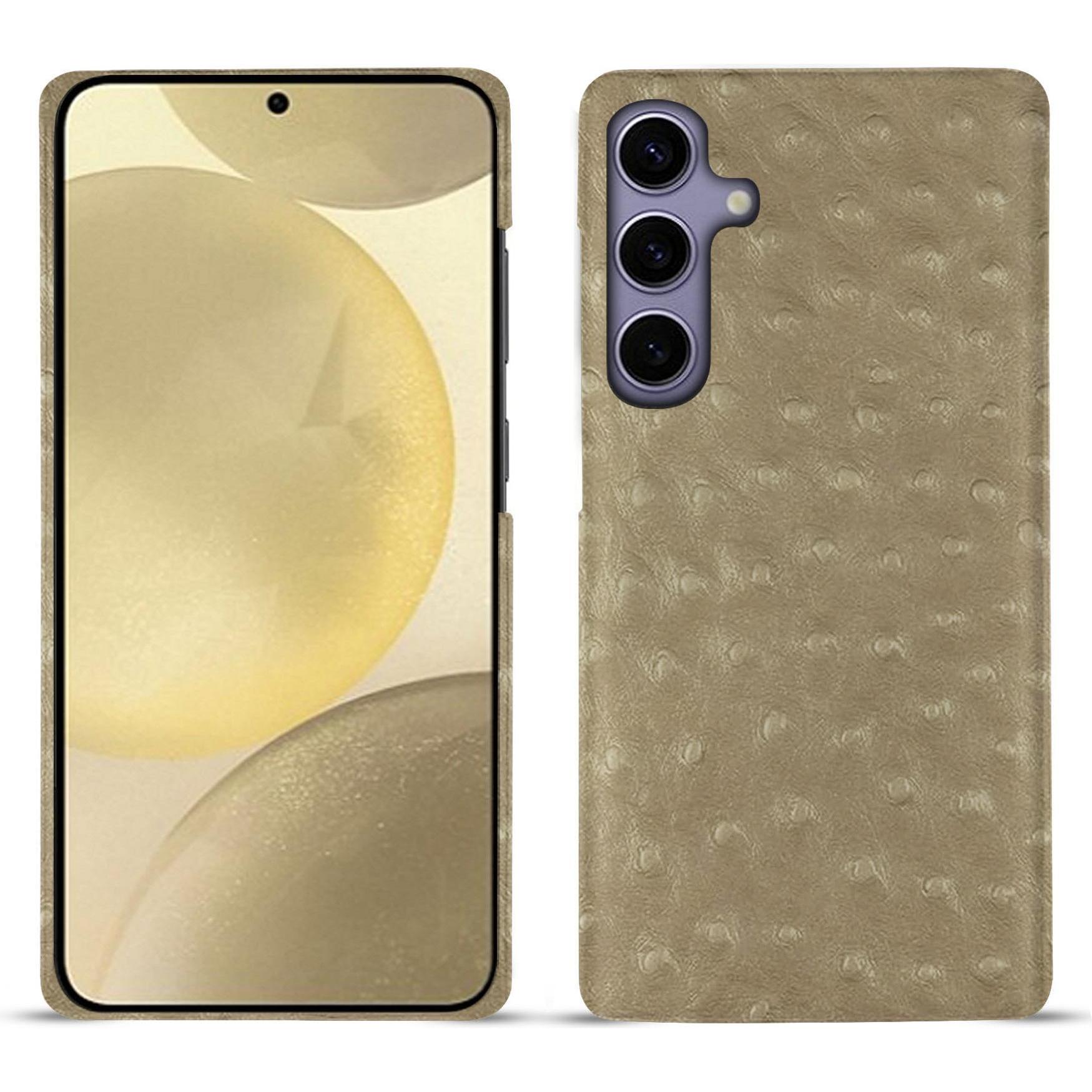 Noreve Lederschutzhülle (Samsung Galaxy S23+, Samsung Galaxy S24+), Smartphone Hülle, Beige