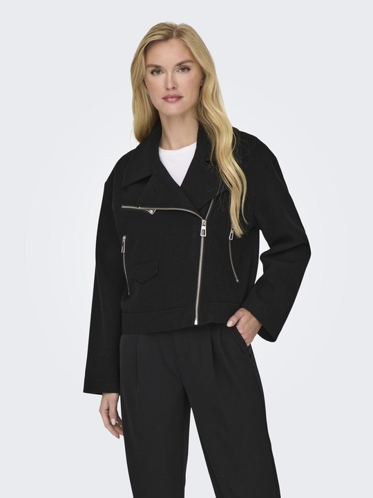 Immagine prodotto Only Giacca con colletto a scomparsa Giacca da motociclista in pelle (XL)