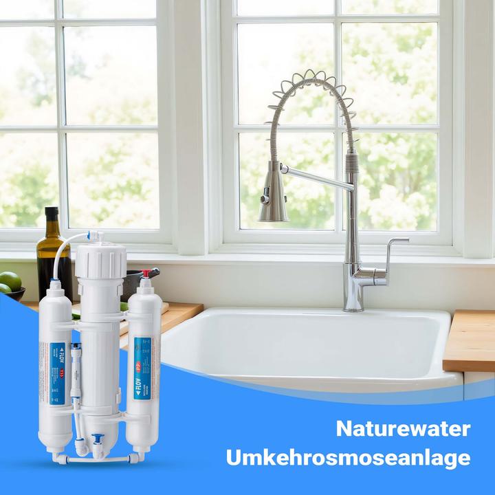 Produktbild Naturewater 3 stufige Umkehrosmose RO 190 L/Tag 50GPD Osmose Entmineralisierung