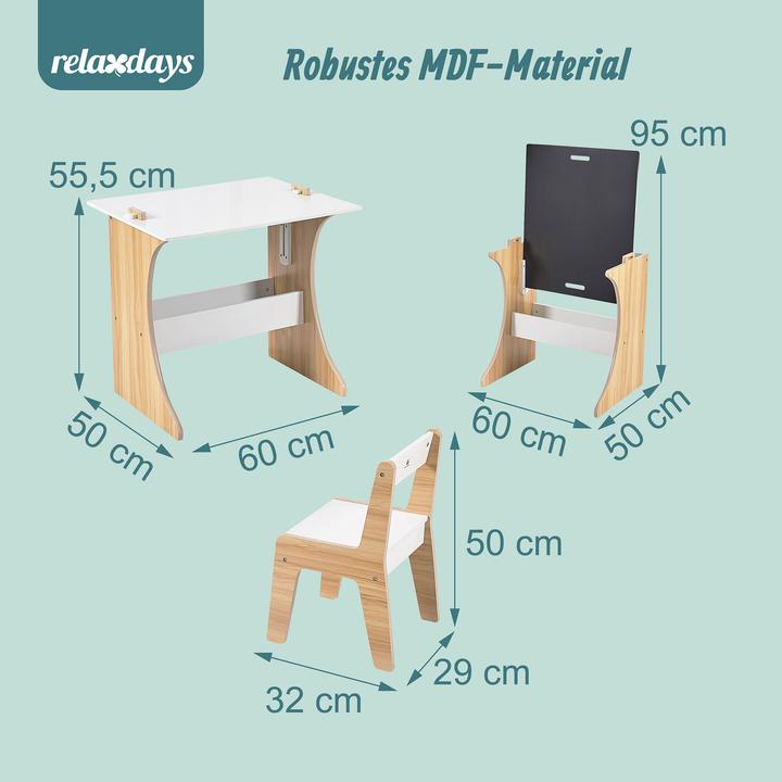 Produktbild Relaxdays Kindersitzgruppe (Kinderstuhl, Kindertisch)