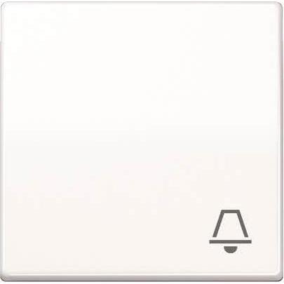 JUNG Wippe mit Symbol ABAS 591 K WW Klingel alpinweiss f. Taster, Taster + Schalter, Weiss