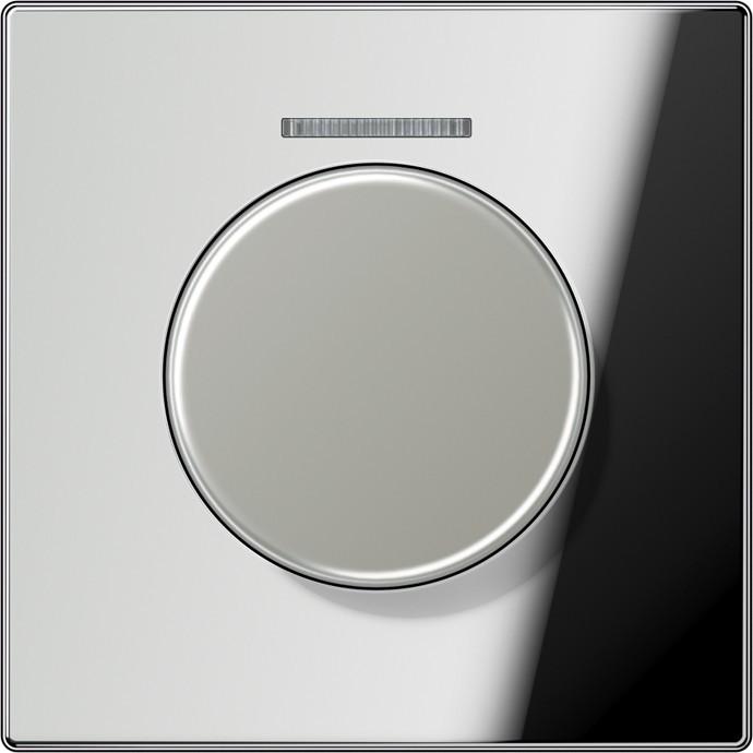 Thumbnail - JUNG Drehknopf Symbol Dimmer LS chr glz GCR1940KO5, Taster + Schalter, Silber