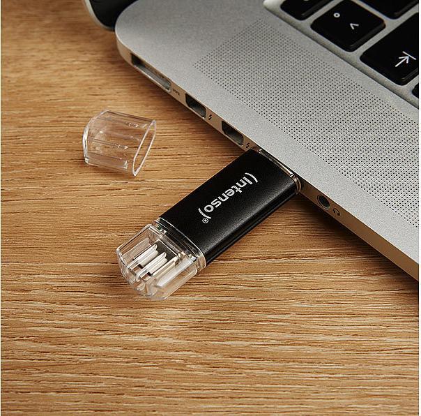 Produktbild Intenso Twin Line (64 GB, USB-A, USB-C)