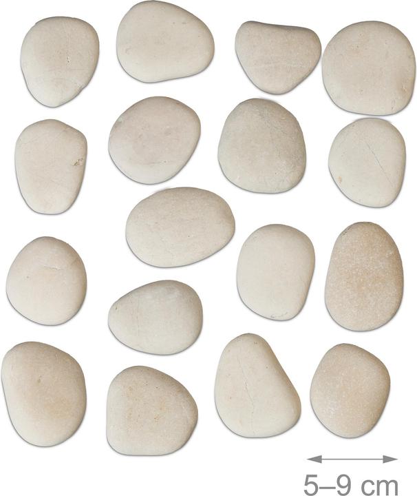 Actual product image Relaxdays Steine zum Bemalen 3 kg