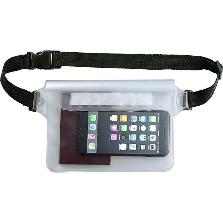 Thumbnail - Hurtel, Bauchtasche, PVC waterproof pouch / waist bag - light blue, Blau