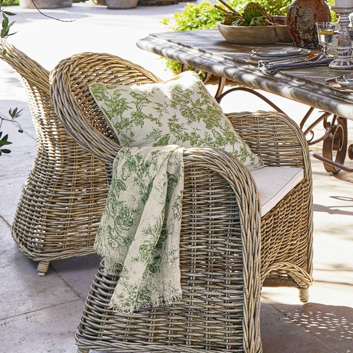 Immagine prodotto Loberon Sciarpa Mercier verde/bianco