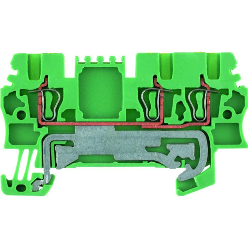 Weidmüller Z-series, PE terminal,ZPE 1.5/3AN, Accessori di elettronica + Alloggiamento, Giallo, Verde