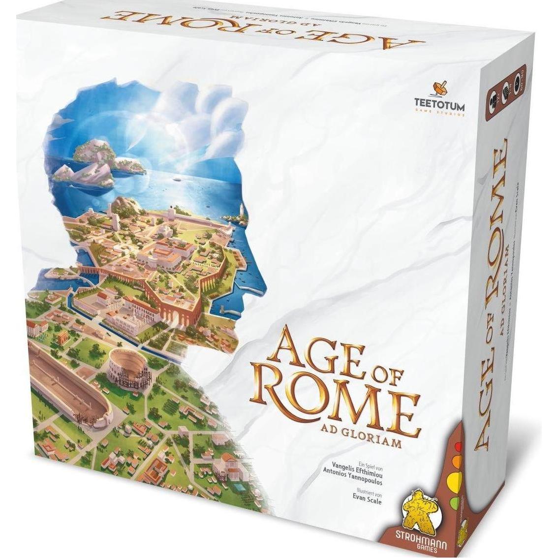 Strohmann Games Age of Rome, Brettspiel, für 1-4 Spieler, ab 12 Jahren (DE-Ausgabe) (Deutsch)