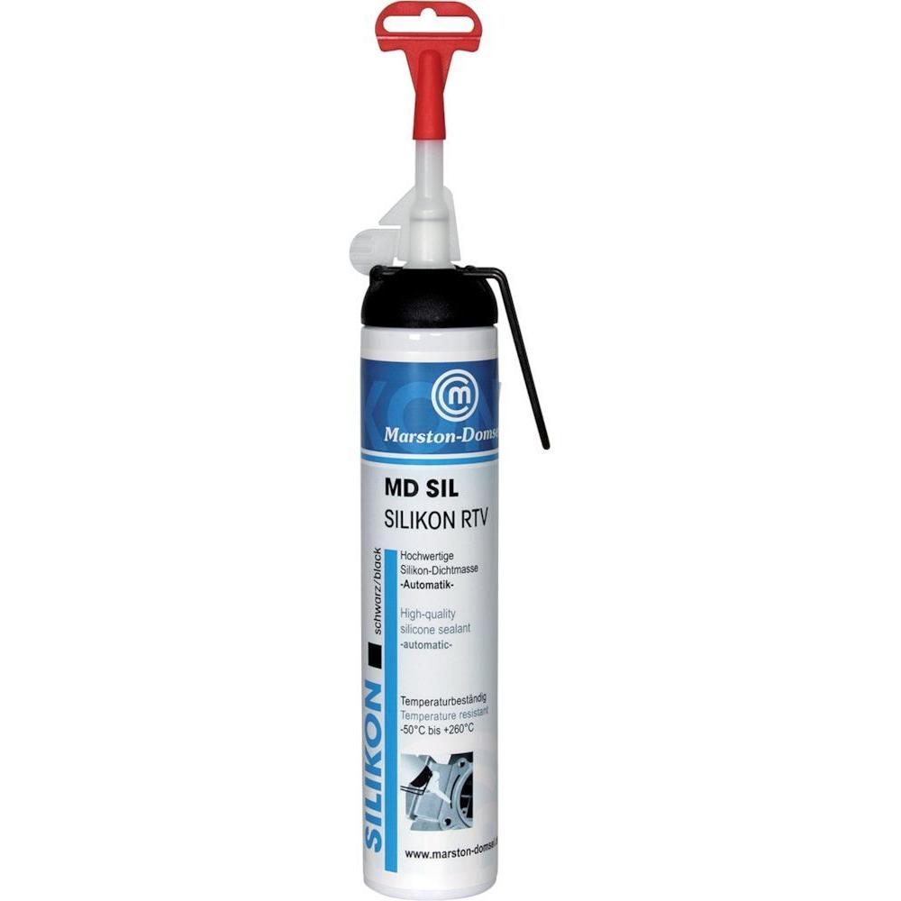 Marston-Domsel, Dichtmittel, MD-Silikon rot Automatik 200ml (Rot, 200 ml)