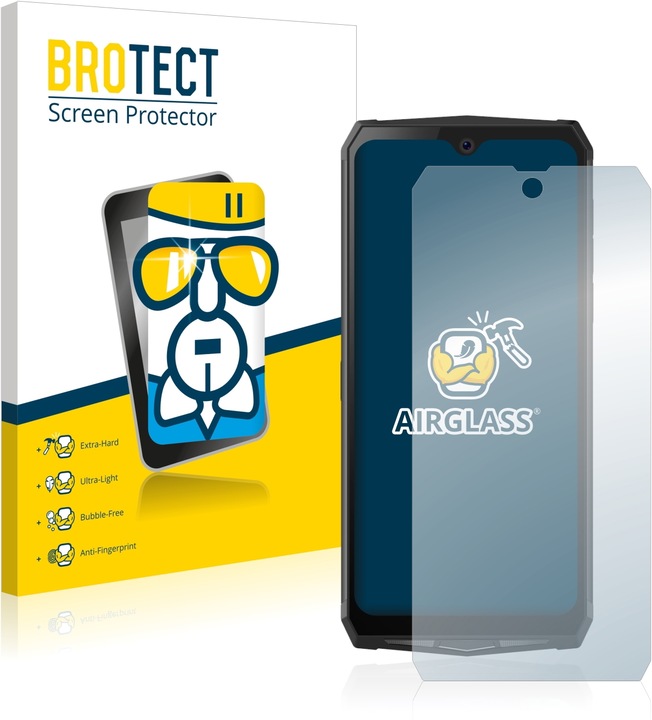 Actual product image BROTECT AirGlass Glass (1 Piece, Blackview BV9100)