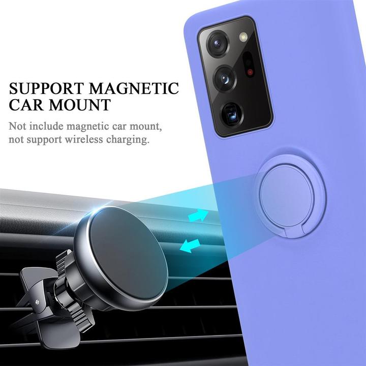 Image du produit Cadorabo TPU Liquid Ring Silicone Case Cover (Samsung Galaxy Note 20 Ultra)