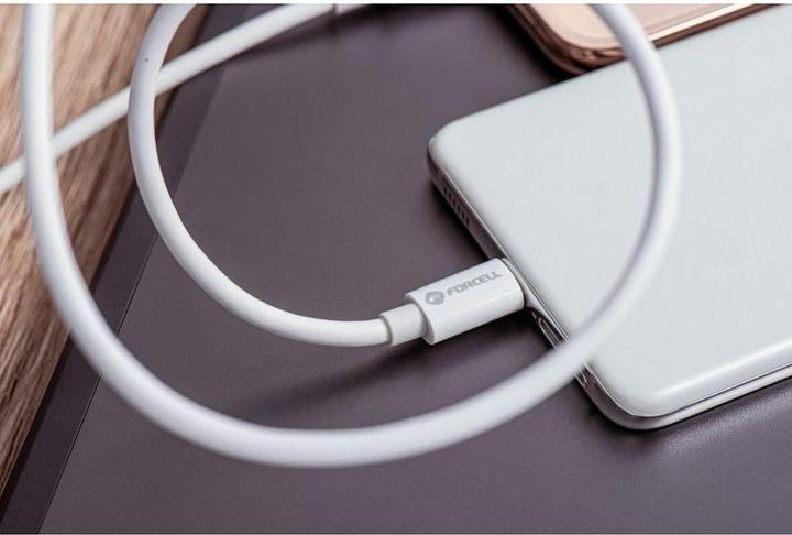 Actual product image Forcell Cable FFORCELL F-ENERGY C338 cable Type C to Type C PD QC4.0 3A 60W 3 m white (3 m, 60 W)