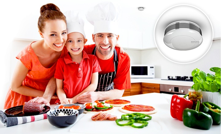 Actual product image Fibaro smoke sensor