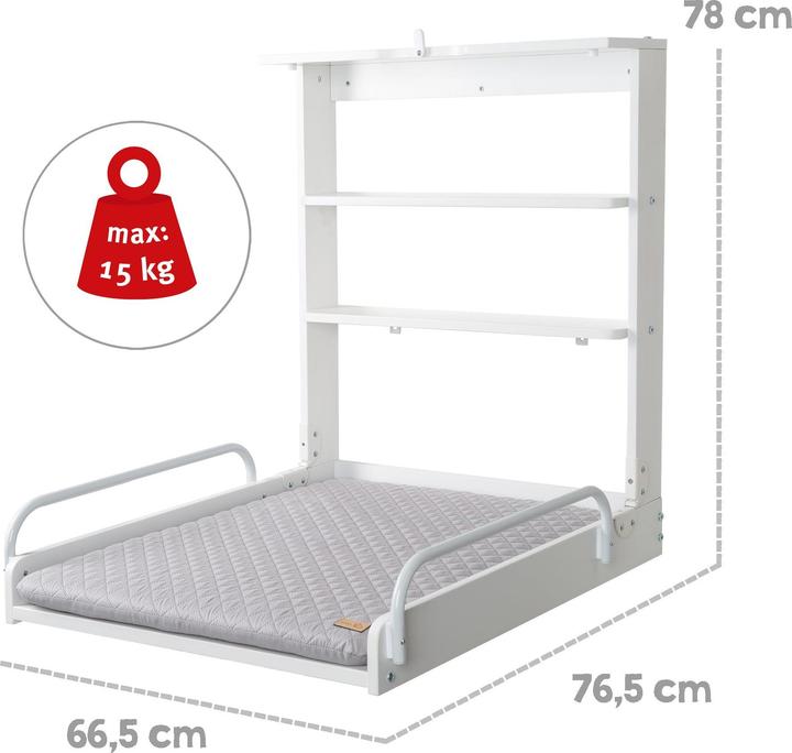 Actual product image Roba Wall-mounted changing shelf