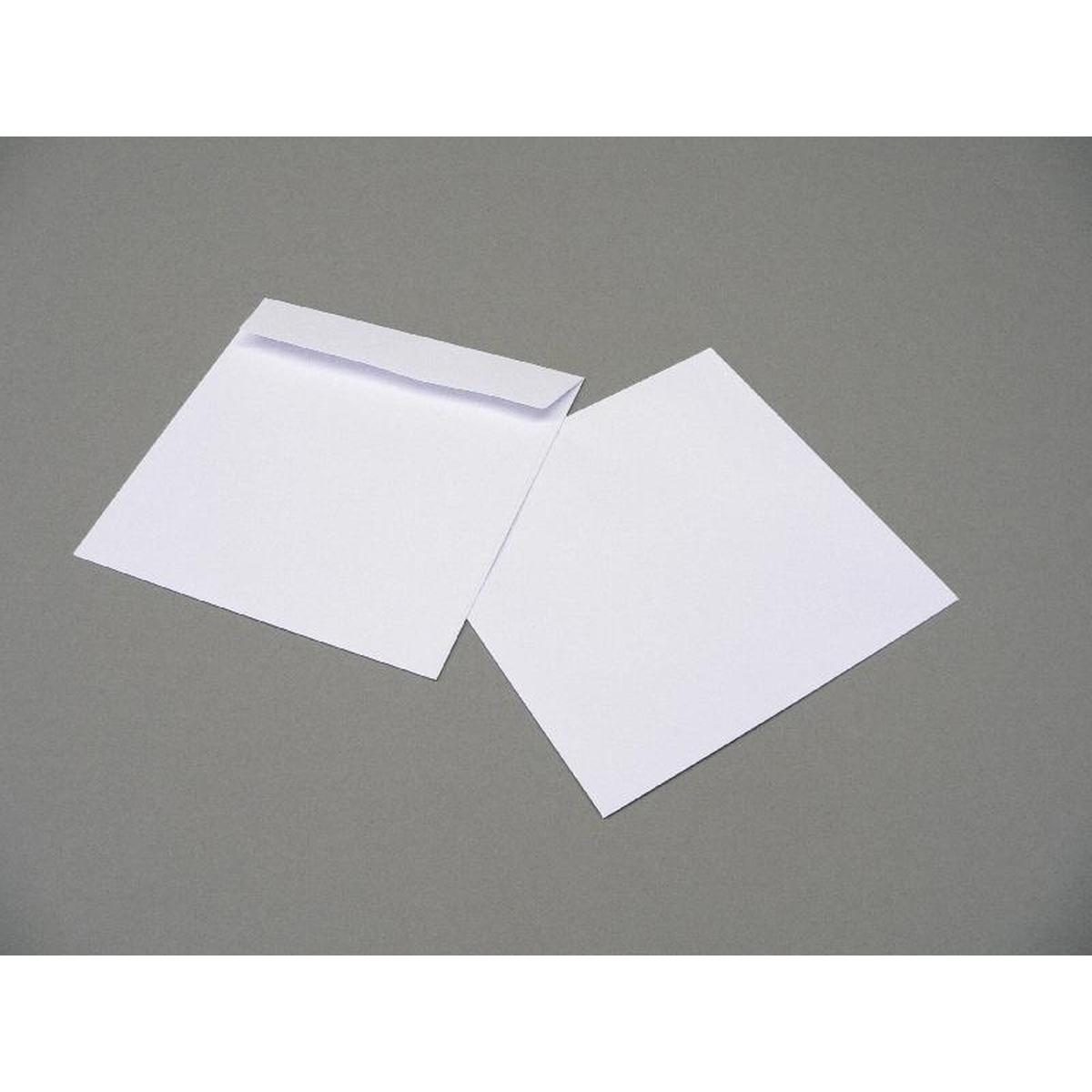 Thumbnail - Blanke, Briefumschlag, Briefumschläge 155x155mm 100g/qm gummiert VE=100 Stück weiss (100 x)