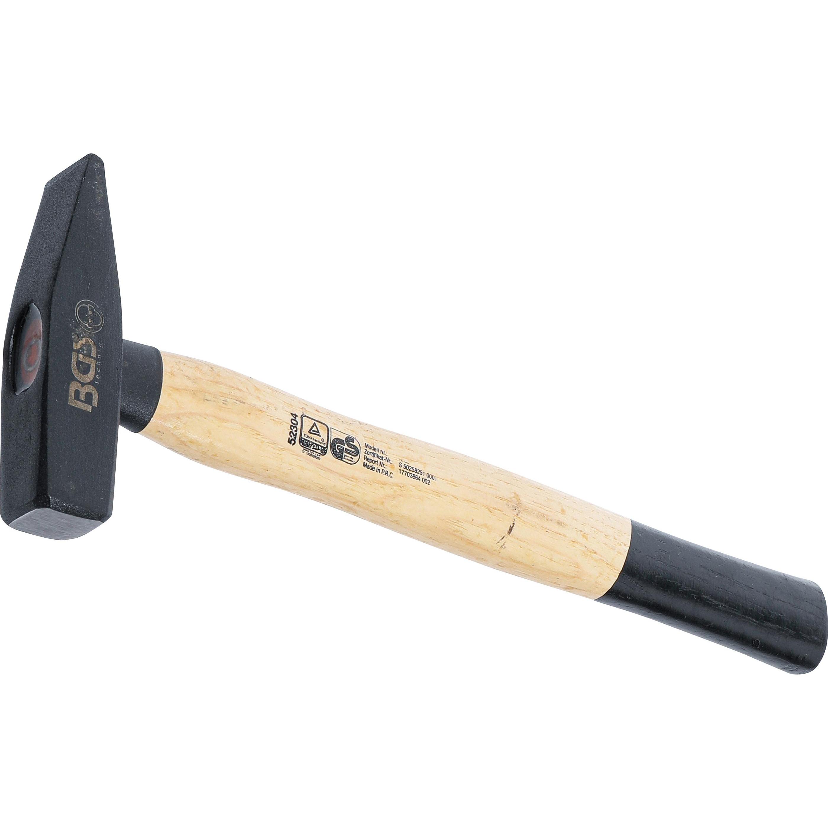 BGS, Hammer, Schlosserhammer Hickory-Stiel DIN 1041 400 g (492 g)