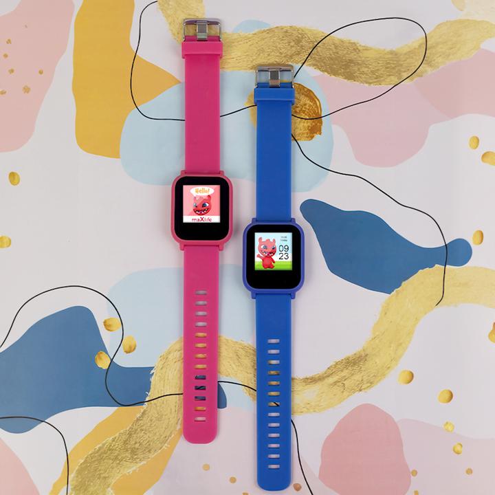 Actual product image Maxlife smartwatch Kids MXSW-200 blue