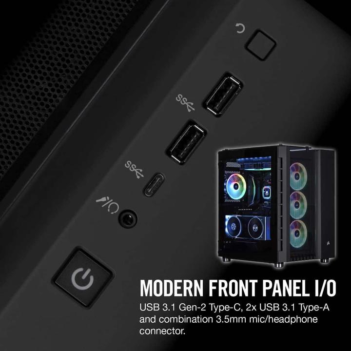 Actual product image Corsair 680X RGB (mATX, Mini-ITX, ATX, E-ATX)