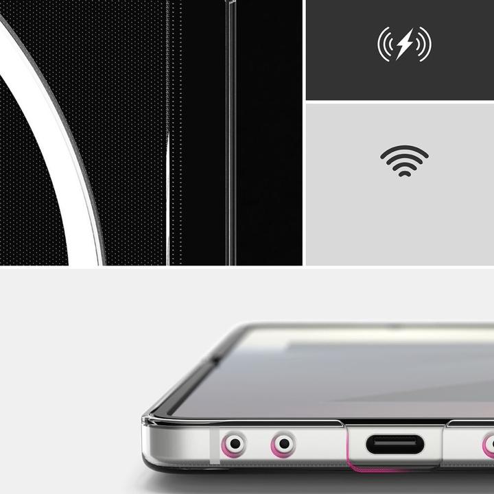 Actual product image Ringke Slim Magnetic MagSafe Case für Samsung Galaxy Z Flip 7 - Transparent (Samsung Galaxy Z Flip7)