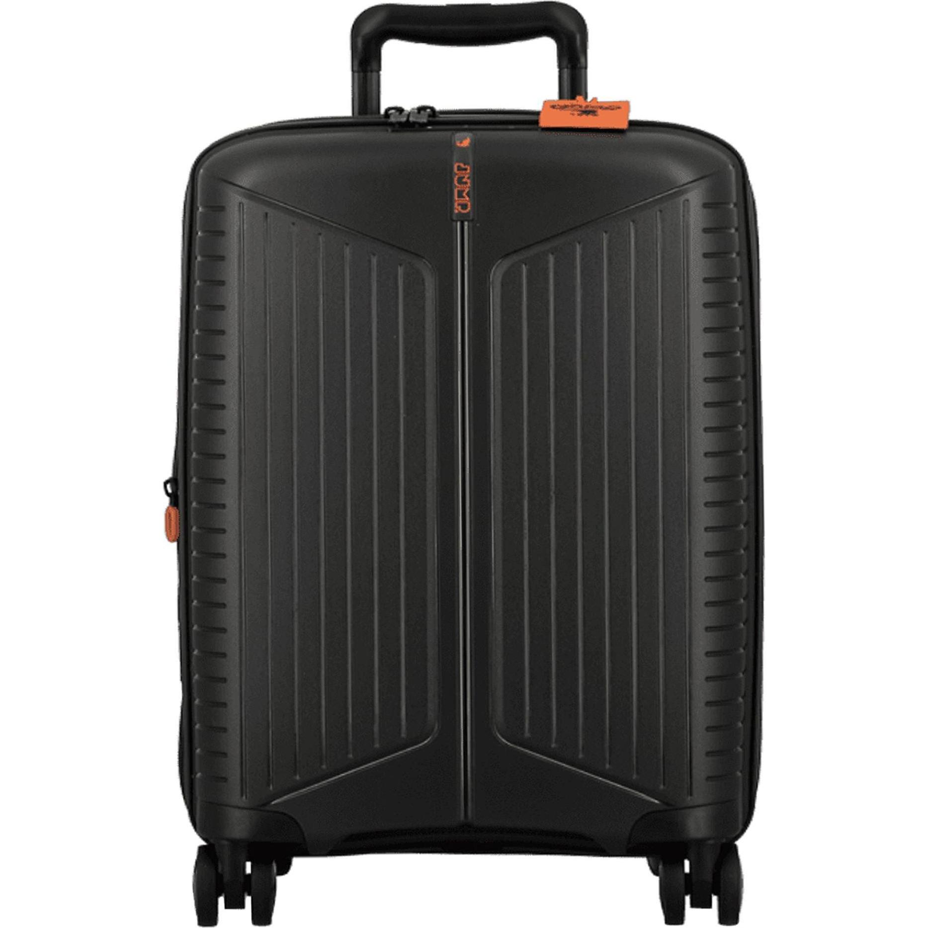 Jump, Koffer, Evae 4 Rollen Kabinentrolley 55 cm mit Dehnfalte, Grau, (37 l, Handgepäck (bis 50l))