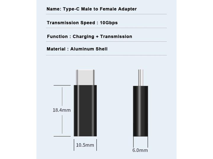Immagine prodotto PowerGuard Adattatore USB C - USB C (USB 3.1, 100 W)