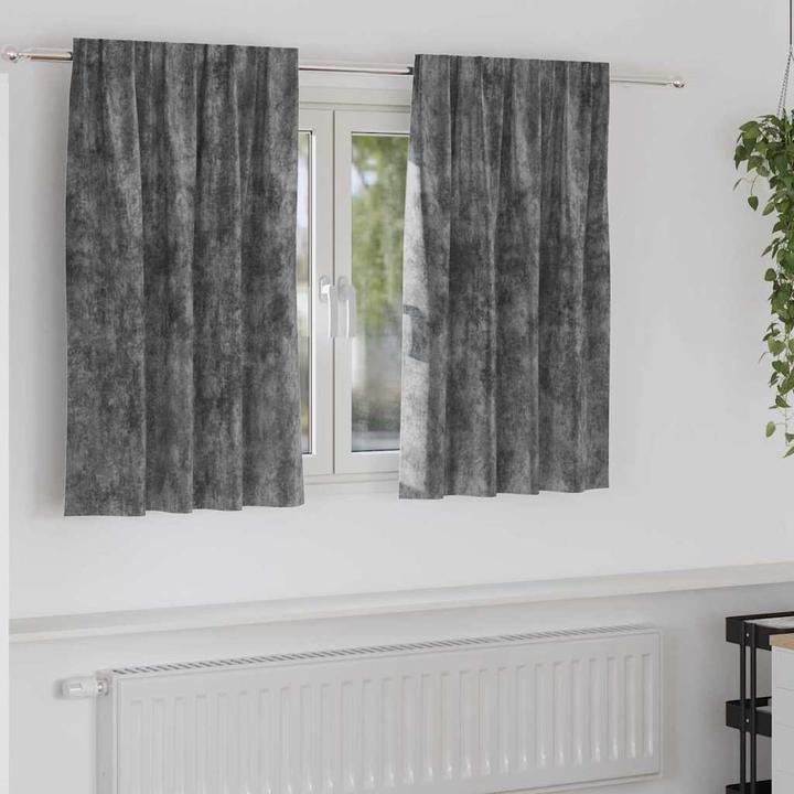 Produktbild vidaXL Samtvorhänge (140 x 140 cm)
