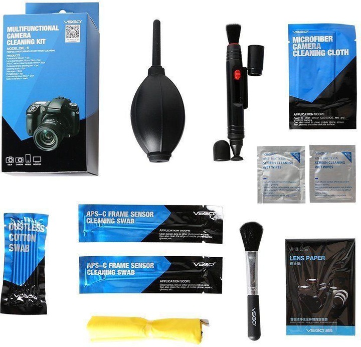 Actual product image VSGO Multifunctional Camera Cleaning Kit