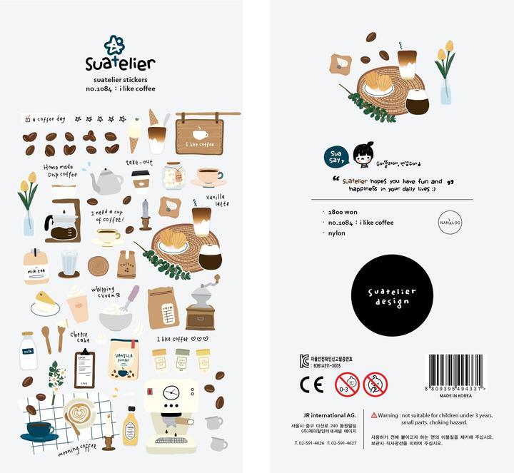 Produktbild Centrum Dekorative Aufkleber für Kaffee