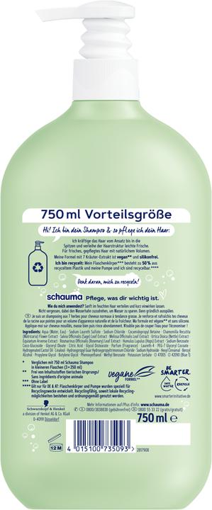 Image du produit Schauma 7 herbes (750 ml, Shampoing liquide)