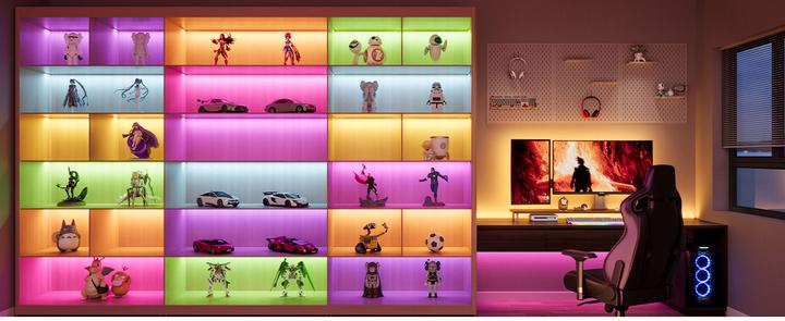 Produktbild Govee Stripe Light S (RGBIC, 500 cm, Indoor)