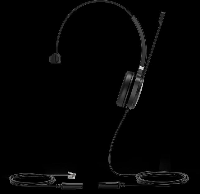 Actual product image Yealink YHS36 MONO - Wideband Headset for IP Phones (Cable)