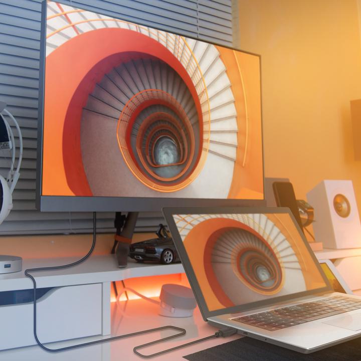 Actual product image Aisens Cable DISPLAYPORT V1.2 CCS 4K@60Hz, DP/M-DP/M, Black, 1.0m (1 m)