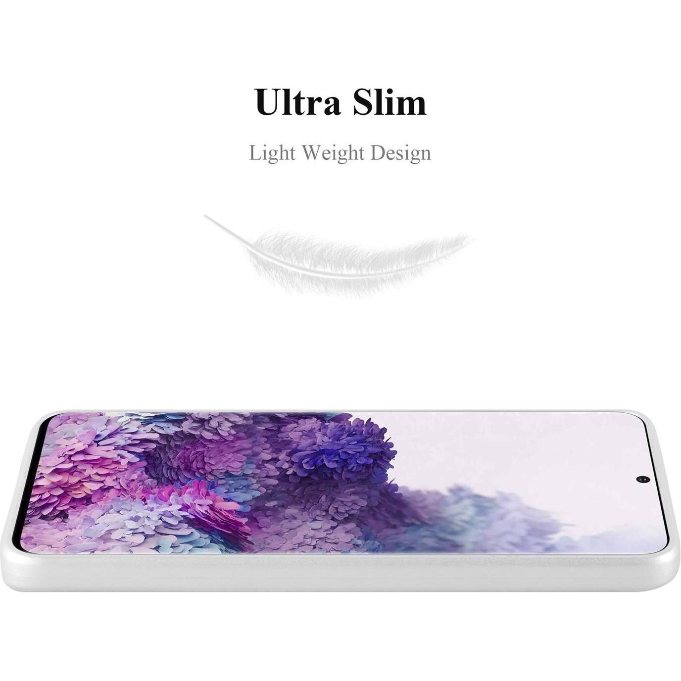Thumbnail - Cadorabo TPU Matt Metallic Cover (Samsung Galaxy S20+), Smartphone Hülle, Silber
